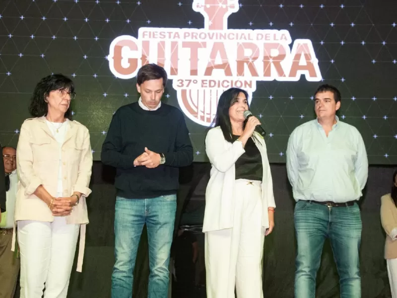 La vicegobernadora Aluani particip&oacute; de una nueva edici&oacute;n de la Fiesta Provincial de la Guitarra