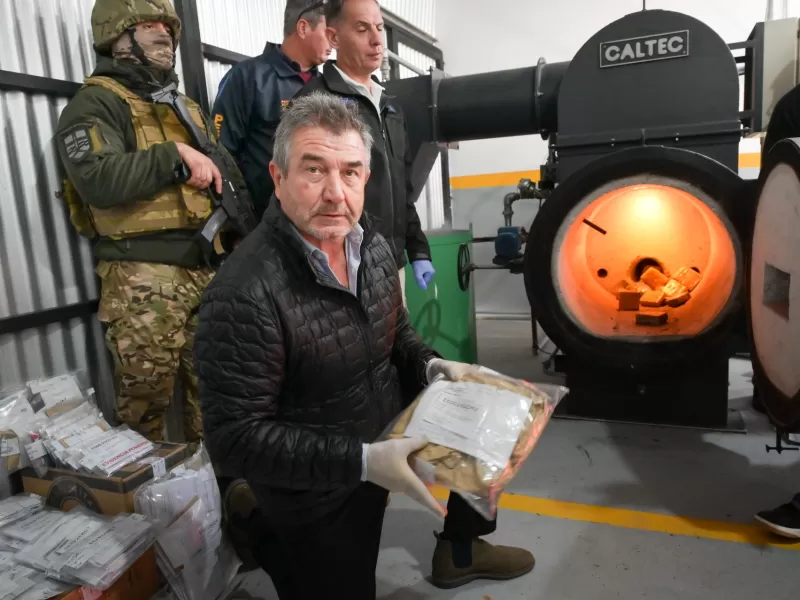 La Policía de Entre Ríos quemó más de 23 kilos de drogas en La Paz