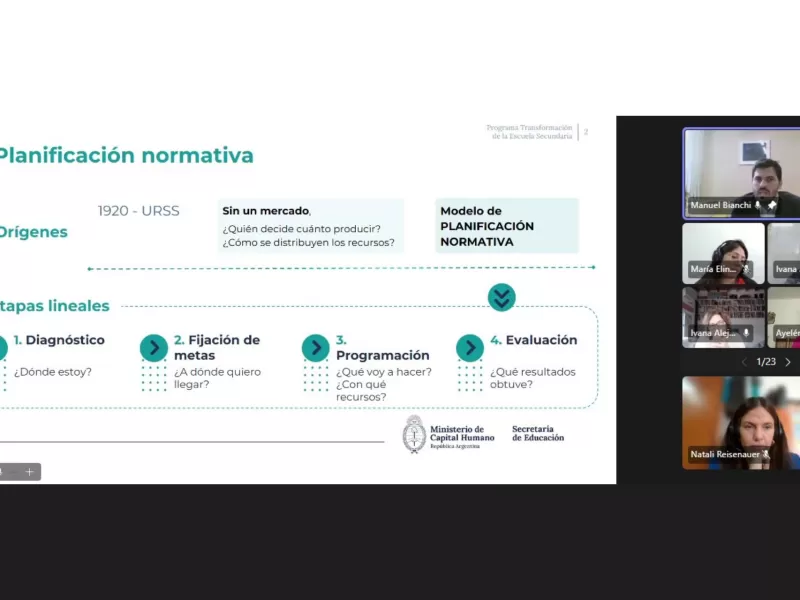 Avanza en Entre Ríos el programa Red Secundarias Innovadoras