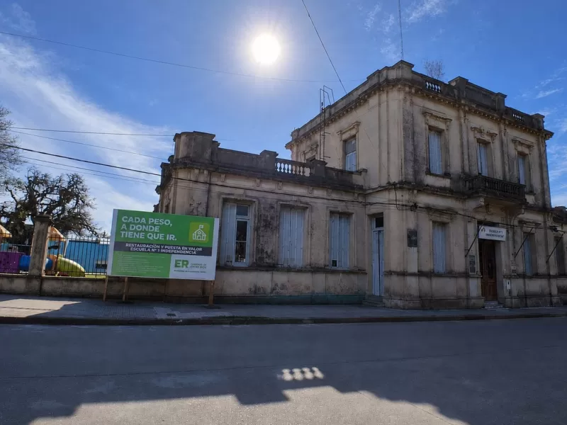 Con una inversi&oacute;n de m&aacute;s de 1.400 millones de pesos se recuperar&aacute; la hist&oacute;rica escuela 1 de Diamante