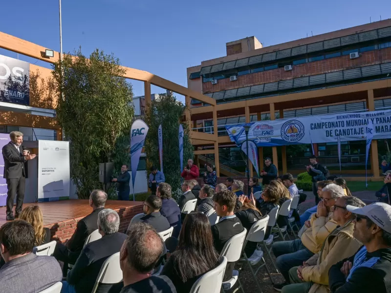 VIDEO | Frigerio particip&oacute; de la presentaci&oacute;n del Mundial de Canotaje Marat&oacute;n 2026 que se realizar&aacute; en Gualeguaych&uacute;