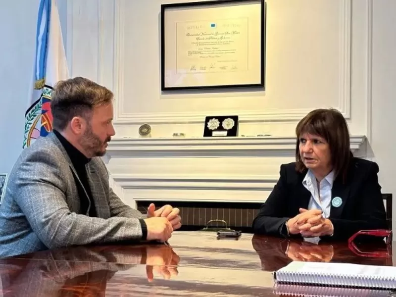 El intendente de Concordia mantuvo una reunión con la ministra Bullrich