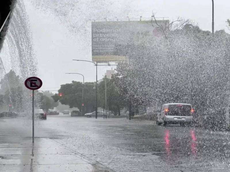 Alerta por tormentas fuertes con lluvias intensas y ocasional caída de granizo en la provincia