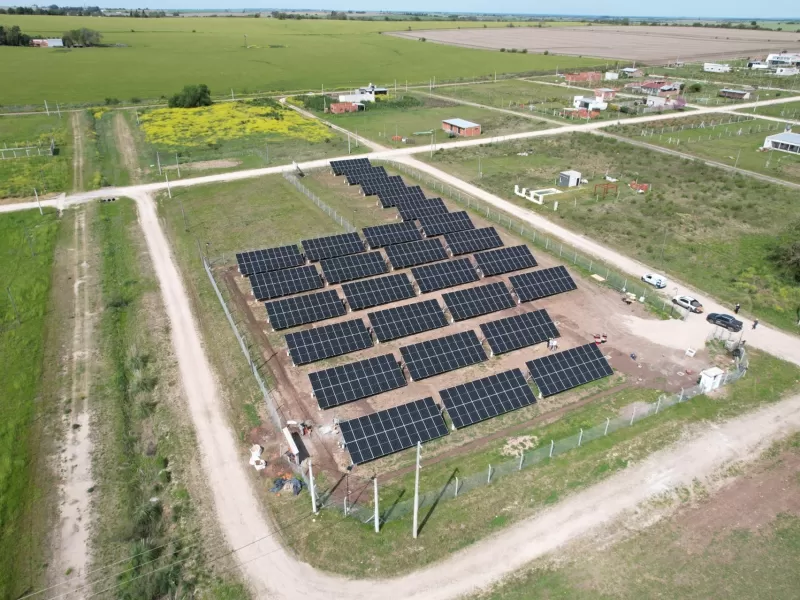 Enersa avanza con el Parque Solar de Aldea Brasilera
