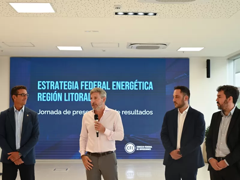 Frigerio particip&oacute; de la presentaci&oacute;n de la Estrategia Federal Energ&eacute;tica y destac&oacute; el potencial de la Regi&oacute;n Litoral