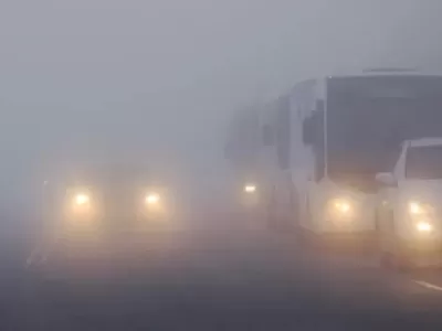 Advierten sobre la presencia de bancos de niebla en toda la provincia