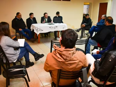 Vialidad present&oacute; en Nogoy&aacute; un convenio para el mantenimiento de caminos provinciales
