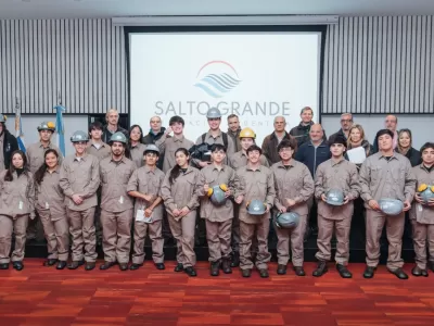 Estudiantes entrerrianos comenzaron pr&aacute;cticas profesionales supervisadas en Salto Grande