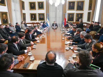 Frigerio reuni&oacute; a intendentes y funcionarios para coordinar acciones ante el fen&oacute;meno de El Ni&ntilde;o