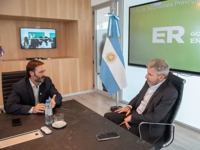 Frigerio y Azcu&eacute; repasaron obras y coordinaron pol&iacute;ticas conjuntas para Concordia