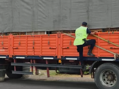 Interceptan camión que evadió una barrera fitosanitaria en Concordia