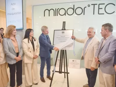 "Es el ingreso de Entre Ríos al siglo XXI", afirmó Frigerio al inaugurar el Mirador Tec